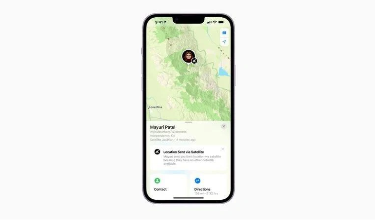 资源苹果14维修分享iPhone14系列中 FindMy功能通过卫星分享位置方法教程 